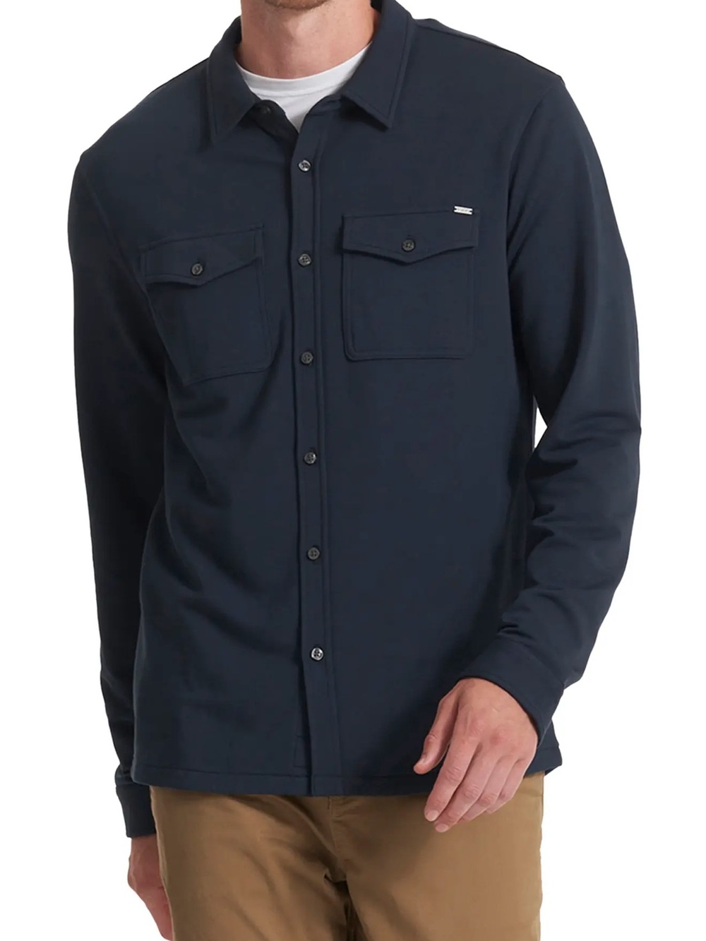 Vuori Men's Boulevard Shirt Jacket "Ink / Navy" Size XXL Shacket